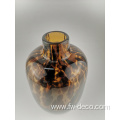 Vase with leopard tortoise pattern leopard print vase